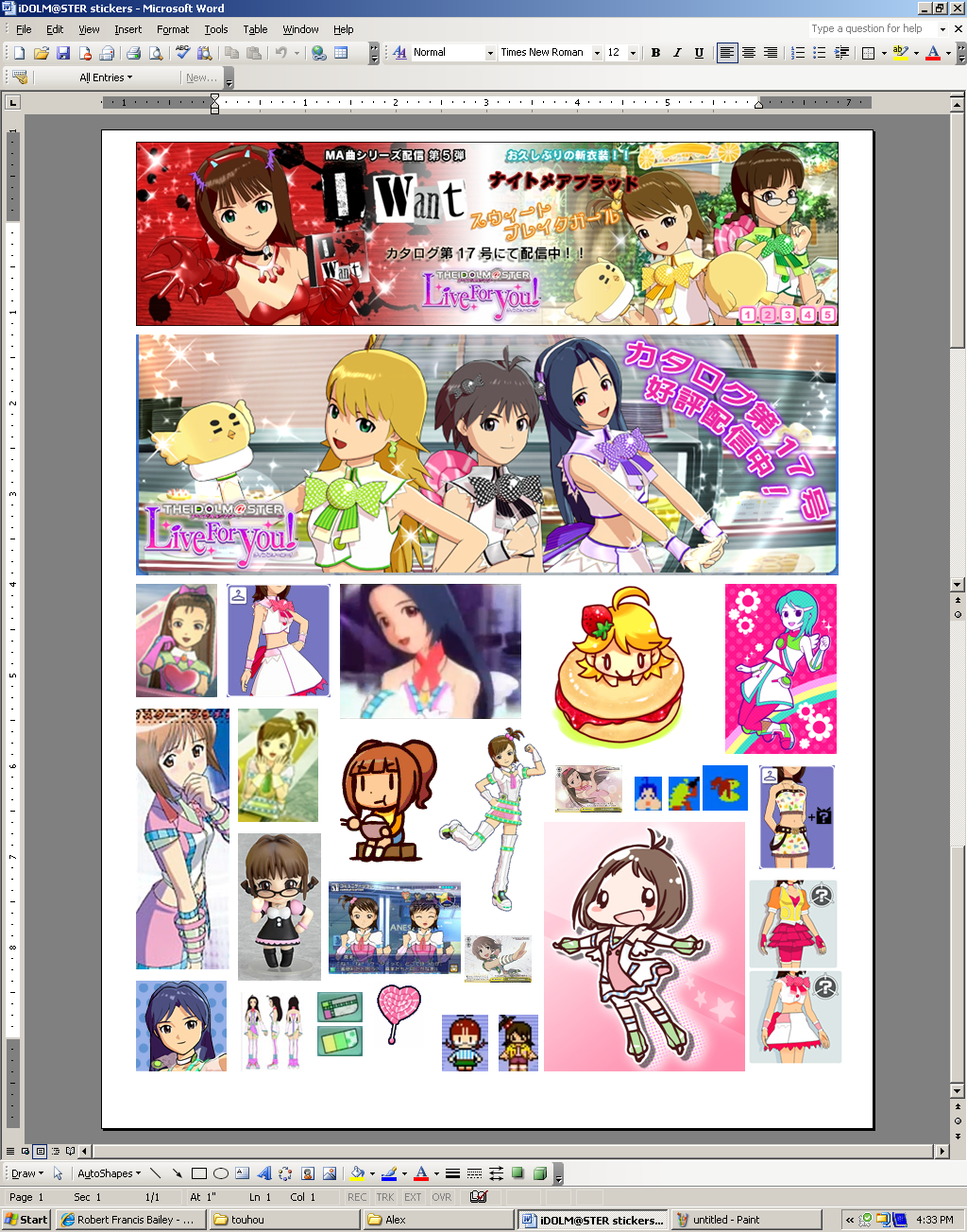 The Big ImageBoard TBIB 6 Girls Blonde Hair Brown Hair Highres Idolmaster Multiple Girls