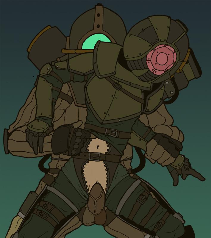 SoP: Big Sister (Bioshock 2) - Amateur, Cum Tribute, Man