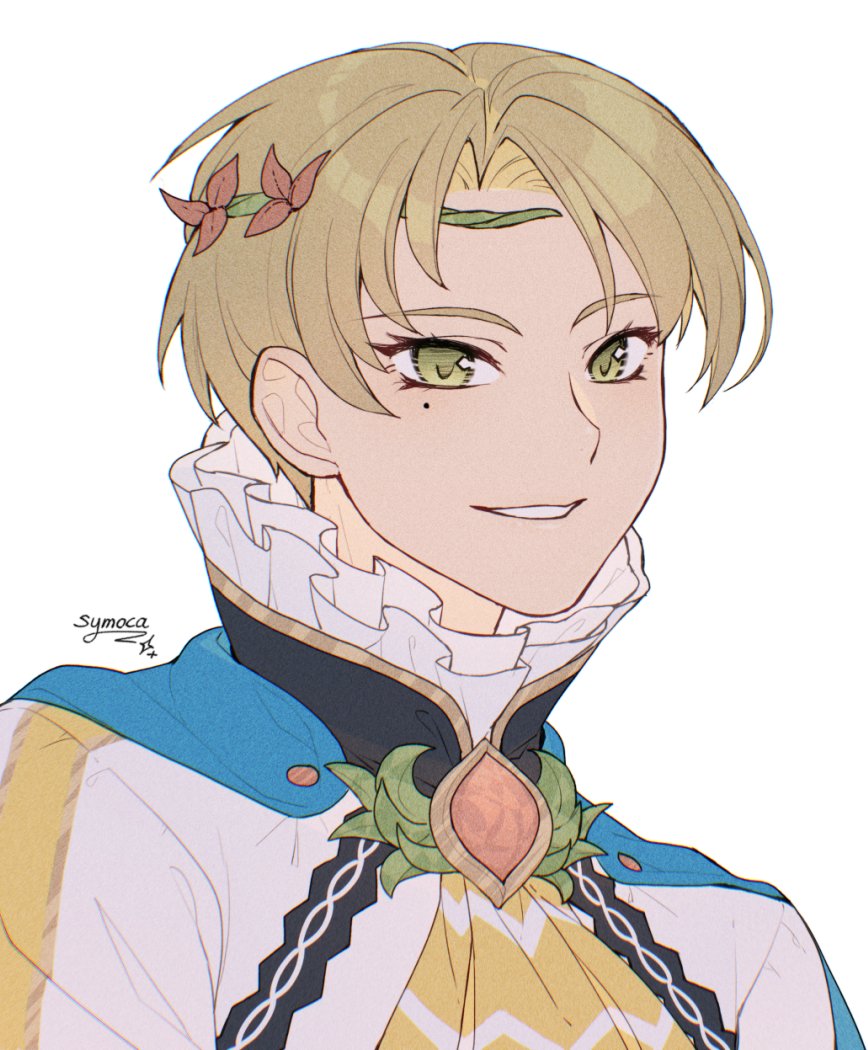 The Big ImageBoard TBIB 1boy Alfred Fire Emblem Ascot Blonde Hair Blue Cape Cape Circlet