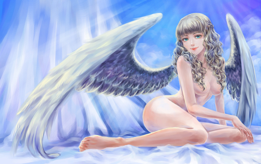 Sexy angel girl nacked