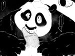 anthro bear blush dreamworks duo erection felid fellatio fur genitals giant_panda kung_fu_panda male male/male mammal master_po_ping monochrome oral ottotopus overweight pantherine penile penis pov_blowjob sex snow_leopard spots spotted_body spotted_fur tai_lung_(kung_fu_panda)