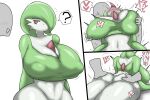 &lt;3 2024 5_fingers ?! big_breasts blush blush_lines bodily_fluids breast_fondling breast_play breast_squish breasts butt butt_grab curvy_figure digital_media_(artwork) disembodied_hand duo enigi09 female female_on_human fingers fondling gardevoir generation_3_pokemon genital_fluids green_body green_hair grey_body hair hair_over_eye hand_on_breast hand_on_butt hi_res huge_breasts human human_on_humanoid humanoid interspecies looking_pleasured lying male male/female male_on_humanoid mammal motion_lines multicolored_body multiple_images navel nintendo nipple_outline on_front one_eye_obstructed pokemon pokemon_(species) pupils pussy_juice question_mark red_eyes saliva saliva_on_tongue saliva_string simple_background speech_bubble squish standing sweat thick_thighs tongue tongue_out voluptuous white_background white_body