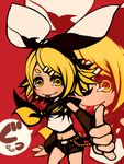  :p bad_id bad_pixiv_id bow hair_bow highres kagamine_rin kansou_samehada navel solo tongue tongue_out vocaloid zoom_layer 