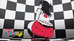  ass checkered eyecatch from_behind looking_back screencap shorts squatting to_love-ru yuuki_mikan 