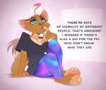  2022 anthro blue_eyes breasts clothed clothing digital_media_(artwork) domestic_cat english_text felid feline felis female kyander mammal solo text whiskers yellow_sclera 