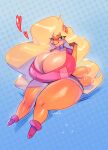  &lt;3 2022 absurd_res activision anthro bandicoot big_breasts blonde_hair blush breasts cleavage clothed clothing crash_bandicoot_(series) curvy_figure digital_media_(artwork) eyelashes female green_eyes hair hi_res huge_breasts huge_hips huge_thighs mammal marsupial solo sylviajo tawna_bandicoot thick_thighs video_games voluptuous 