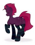  anus blue_eyes broken_horn butt clothing dock equid equine eyelashes female feral friendship_is_magic genitals ggashhhissh hair half-closed_eyes hasbro hi_res horn legwear mammal my_little_pony my_little_pony:_the_movie_(2017) narrowed_eyes pink_hair pink_tail purple_body pussy raised_tail simple_background solo stockings tempest_shadow_(mlp) unicorn white_background 