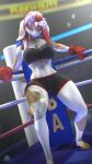  3d_(artwork) ali_valencia anthro bovid boxing_gloves caprine clothing digital_media_(artwork) dominussfm female fighting_ring goat handwear hi_res mammal solo source_filmmaker 