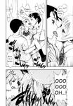  2boys comic copyright_request greyscale highres minazuki_juuzou monochrome multiple_boys pubic_hair translated 