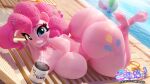  3d_(artwork) age_difference anthro big_breasts big_butt blender_(software) breasts butt conditional_dnp digital_media_(artwork) earth_pony equid equine feet female friendship_is_magic hasbro hi_res horse mammal my_little_pony nude older_female pinkie_pie_(mlp) pony snuddy solo sunbathing 