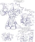  against_surface anal anthro arrow_hearted balls blush bodily_fluids cum cum_in_ass cum_inside dialogue duo genital_fluids genitals hi_res male male/male penis sega shadow_the_hedgehog sketch sonic_the_hedgehog sonic_the_hedgehog_(series) speech_bubble sweat 