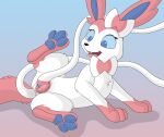  animal_genitalia animal_pussy blue_eyes canine_pussy eeveelution female feral fur genitals hi_res masturbation nintendo open_mouth pink_body pink_fur pok&eacute;mon pok&eacute;mon_(species) pussy raised_leg ribbons skateryena solo spread_legs spreading sylveon vaginal vaginal_masturbation video_games white_body white_fur 