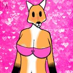  &lt;3 1:1 anthro bra canid canine clothing female fox humanoid mammal phoenix_adverdale pink_bra pink_clothing pink_underwear solo solo_focus solo_in_panel underwear 