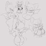  anthro big_breasts big_butt bikini breasts burger butt chiropteran clothing eating female food hi_res mammal nipples nude rouge_the_bat sega sketch solo sonic_the_hedgehog_(series) squidapple swimwear wings 