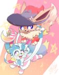  clothing eevee eeveelution facial_markings feral footwear freckles gingy_k_fox hat head_markings headgear headwear hi_res magic_staff markings mitty_(mittyvee) nintendo pok&eacute;mon pok&eacute;mon_(species) purple_eyes shawl shiny_pok&eacute;mon socks sylveon video_games witch_hat 