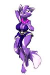  anthro asuri_(brawlhalla) big_breasts breasts cleavage_cutout clothing curvy_figure dress empty_eyes felid feline female fluffy fluffy_tail fur hi_res jewelry long_tail looking_at_viewer mammal necklace nipple_outline pantherine purple_body purple_clothing purple_dress purple_fur silewds simple_background skimpy_dress solo teeth tiger voluptuous white_background wide_hips 