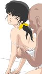  1girl breasts hetero long_hair maison_ikkoku medium_breasts nipples nude otonashi_kyouko solo_focus tsukiyo_no_ribbon 