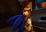  2018 3d_(artwork) anthro archie_comics areola big_areola big_breasts blue_body blue_fur blue_hair breasts brown_body brown_fur chipmunk clothing cunnilingus curvy_figure detailed_background digital_media_(artwork) duo eulipotyphlan eyelashes eyes_closed feet female fingers fur gloves ground_squirrel hair handwear hedgehog hi_res inside long_hair lowkeydiag male male/female mammal multicolored_body multicolored_fur nipples nude oral red_hair rodent sally_acorn sciurid sega sex short_hair short_tail sitting smile sonic_the_hedgehog sonic_the_hedgehog_(archie) sonic_the_hedgehog_(comics) sonic_the_hedgehog_(series) source_filmmaker tan_body tan_fur teeth thick_thighs toes tongue tongue_out two_tone_body two_tone_fur vaginal voluptuous wide_hips 