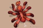  2022 8_legs arachnid arachnid_taur arthropod arthropod_taur arthropod_webbing bird&#039;s-eye_view dreamworks female fingering fingering_self flashquatsch full-length_portrait fur genitals high-angle_view looking_at_viewer lying masturbation ms._tarantula_(the_bad_guys) mygalomorph nude on_back open_mouth orange_body orange_fur portrait pussy solo spider spider_taur spinnerets tarantula tarantula_taur taur the_bad_guys vaginal vaginal_fingering vaginal_masturbation 