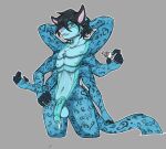  after_transformation anthro balls bottle felid feline genitals male mammal multi_arm multi_limb nude penis solo standing yourfurryotaku 