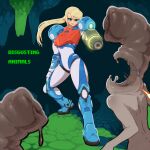  absurd_res animal_humanoid annelid annelid_humanoid armor body_horror female hi_res humanoid leech_humanoid male metroid monstrous_humanoid nintendo parasite rufia samus_aran video_games 