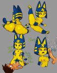  :&lt; absurd_res animal_crossing ankha_(animal_crossing) anthro anthro_penetrated anus areola big_butt blue_hair bob_cut bodily_fluids breasts brown_hair butt cleft_of_venus cowgirl_position cum dark_eyelids domestic_cat dominant dominant_female duo edit empty_eyes erection fangs felid feline felis female female_on_top flash_emanata flexible from_front_position genital_fluids genitals guillion hair hairy hairy_pussy handjob hands_on_hips hi_res huge_hips human human_on_anthro human_penetrating human_penetrating_anthro interspecies looking_down male male/female mammal markings medium_breasts motion_blur motion_lines multiple_poses navel nintendo nipples nude on_bottom on_top open_mouth paw_on_penis pawpads penetration penile penis plap pose pubes pussy raised_leg rear_view sex splits spread_legs spreading striped_markings striped_tail stripes submissive submissive_male tail_markings taunting thick_calves thick_thighs tsundere unimpressed uraeus video_games villager_(animal_crossing) wide_hips yellow_body 