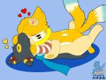  &lt;3 4:3 blush buizel cuddling hi_res kissing nintendo pok&eacute;mon pok&eacute;mon_(species) quilava synge syngie_(artist) video_games 