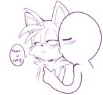  anon anthro bedroom_eyes blush canid canine dialogue duo english_text eyes_closed fox interspecies kissing kissing_cheek male mammal miles_prower narrowed_eyes seductive sega sonic_the_hedgehog_(series) speech_bubble text unknown_artist 