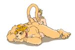  anal anal_penetration anthro anthro_penetrated blonde_hair boni_(artist) dio_brando duo father father_and_child father_and_son felid giorno_giovanna hair human human_on_anthro human_penetrating human_penetrating_anthro incest_(lore) interspecies jojo&#039;s_bizarre_adventure larger_anthro lion male male/male mammal pantherine parent parent_and_child penetration size_difference smaller_human smaller_male son 