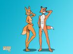  acidskunkwolf anthro breasts butt canid canine diane_foxington dreamworks duo female fox genitals henry_(old_speckled_hen) hi_res male male/female mammal nude old_speckled_hen penis pose the_bad_guys 