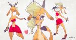  antelope anthro blonde_hair bottomwear bovid bra clothing disney female gazelle gazelle_(zootopia) hair horn jochico mammal microphone skirt solo underwear zootopia 