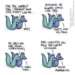  1:1 blue_body blue_fox_(foxes_in_love) blue_fur blue_tail canid canine comic dialogue duo english_text feral fox foxes_in_love fur green_body green_fox_(foxes_in_love) green_fur green_tail hi_res male_(lore) mammal question_mark shadow simple_background text url 