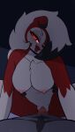  2022 anthro anthro_on_anthro anthro_penetrated anthro_penetrating anthro_penetrating_anthro big_breasts blush bodily_fluids breasts duo female female_focus female_penetrated genitals hi_res incineroar looking_at_viewer lycanroc male male/female male_penetrating male_penetrating_female midnight_lycanroc nintendo nipples nude open_mouth penetration penile penile_penetration penis penis_in_pussy pinkcappachino pok&eacute;mon pok&eacute;mon_(species) pussy saliva sex solo_focus tongue tongue_out vaginal vaginal_penetration video_games 