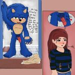  anthro balls emma_(disambiguation) eulipotyphlan female genitals hedgehog hedgehogblue02 hi_res hot_shower human humanoid_genitalia humanoid_penis interspecies male male/female mammal penis pubes sega sonic_the_hedgehog sonic_the_hedgehog_(film) sonic_the_hedgehog_(series) steam towel vein veiny_penis water 