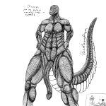  2022 absurd_res ambiguous_gender anthro breasts dinosaur dragon duo exercise genitals gynomorph hi_res humanoid intersex intersex/intersex lying muscular muscular_anthro muscular_intersex nipples nude on_back penis pianoplayingdragon reptile scalie simple_background standing superabsurd_res theropod tyrannosaurid tyrannosaurus tyrannosaurus_rex weightlifting white_background workout 