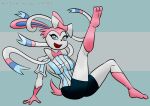  anthro arcatech clothed clothing eeveelution female nintendo pok&eacute;mon pok&eacute;mon_(species) solo sylveon tagme video_games 