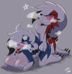  absurd_res anthro blush bodily_fluids cum cum_in_pussy cum_inside cum_while_penetrated doggystyle female from_behind_position genital_fluids hi_res lycanroc male male/female midnight_lycanroc nintendo penetration pok&eacute;mon pok&eacute;mon_(species) sex shiny_pok&eacute;mon steam video_games zombieartz 