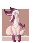  absurd_res akipchu anthro canid canine cleric dungeons_and_dragons fennec fluffy fluffy_tail fox fur hair hasbro hi_res male male/male mammal pink_body pink_fur ponytail simple_background solo vulpin wizards_of_the_coast 