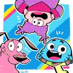  cartoon_network chowder chowder_(series) courage_(character) courage_the_cowardly_dog danishi gumball_watterson non-web_source source_request tagme 