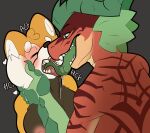  &lt;3 absurd_res ailurid anthro blush bodily_fluids breasts dragon drooling duo extreme_french_kiss eyes_closed female french_kissing gagging hi_res holding_head kissing long_tongue looking_pleasured male male/female mammal michael_(mikaemikae) moan mouth_shot open_mouth oral red_panda richard_(indecent) saliva someindecentfellow tongue tongue_in_throat 