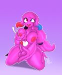  5:6 absurd_res bodily_fluids breast_squish breasts comm cum digital_media_(artwork) drawing genital_fluids herm hi_res intersex squish substar unknown_species 