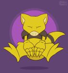  abra animated disappearing eyes_closed feral floating nintendo pocketpaws pok&eacute;mon pok&eacute;mon_(species) psychic_powers short_playtime teleport teleport_(move) teleportation video_games yellow_body 