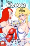  between_breasts blonde_hair breasts clothed clothing cool_world cover cover_art cover_page crossover disney domestic_cat felid feline felis female fritz_the_cat fritz_the_cat_(character) group hair holli_would human jessica_rabbit male mammal red_hair scottblairart who_framed_roger_rabbit 