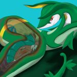  ambiguous_gender archeops duo feathers fossil_pok&eacute;mon hi_res internal malus22 nintendo pok&eacute;mon pok&eacute;mon_(species) reptile scalie serperior video_games vore 