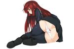  arao ass censored himuro_akari night_wizard panties school_uniform solo thighhighs underwear 