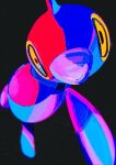  01coil ambiguous_gender artificial_intelligence beak digital_creature glowing glowing_eyes hi_res high_contrast looking_at_viewer nintendo pok&eacute;mon pok&eacute;mon_(species) porygon-z ringed_eyes solo video_games wide_eyed yellow_eyes 