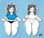  anthro areola dimsun female freckles genitals model_sheet pussy short_stack solo temmie_(undertale) thick_thighs undertale undertale_(series) video_games yellow_areola yellow_pussy 