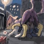  &lt;3 anus ass_up balls blue_body blue_fur bronzecatworld city digitigrade doggystyle duo erection female female_penetrated feral feral_on_feral feral_penetrated feral_penetrating feral_penetrating_feral from_behind_position fur genitals gloves_(marking) leg_markings liepard low_res male male/female male_penetrating male_penetrating_female markings meowstic nintendo penetration penis pok&eacute;mon pok&eacute;mon_(species) purple_body purple_fur pussy raised_tail sex shaded socks_(marking) video_games white_body white_fur yellow_body yellow_fur 