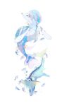  absurdres air_bubble blue_eyes bubble closed_mouth commentary_request gigigimimi highres looking_up no_humans open_mouth pokemon pokemon_(creature) primarina smile vaporeon white_background wishiwashi wishiwashi_(solo) 