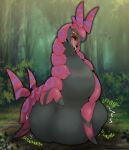  abdominal_bulge ambiguous_gender arthropod belly big_belly bodily_fluids drooling feral nintendo open_mouth pippuri pok&eacute;mon pok&eacute;mon_(species) rumbling_stomach saliva scolipede solo tongue tongue_out video_games vore 